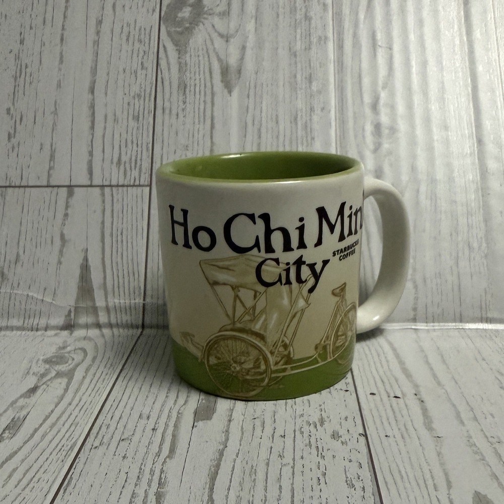 Starbucks Ho Chi Minh City Vietnam 3oz Demitasse Espresso Cup Collector Series - Picture 2 of 7
